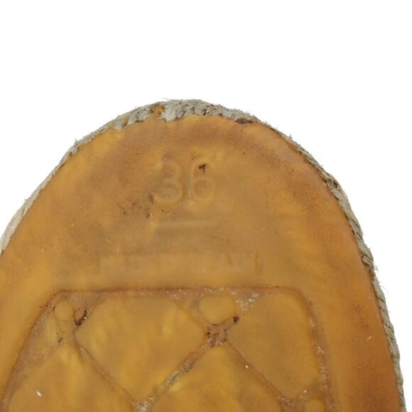 Chanel Interlocking CC Denim Canvas Slip On Espadrille Flats - Picture 10 of 10